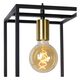 RUBEN  Pendant 1x E27 40W Black/Satin Brass