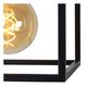 RUBEN  Pendant 1x E27 40W Black/Satin Brass