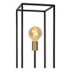 RUBEN Floorlamp 3x E27 40W Black/Satin Brass