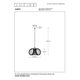 VINTI Pendant E27 D30 H18cm Black