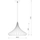 VINTI Pendant E27 D39.5 H26cm Black