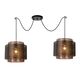ORRIN Pendant 2xE27 2x Ø34cm Black
