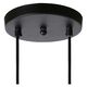 ORRIN Pendant 2xE27 2x Ø34cm Black