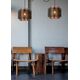ORRIN Pendant 2xE27 2x Ø34cm Black