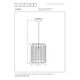 ESMEE Pendant  1xE27 60W Black