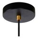 SELIN Pendant 1x GU10/35W Black/matt yellow copper