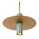 SELIN Pendant 1x GU10/35W Blue/matt yellow copper