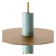 SELIN Pendant 1x GU10/35W Blue/matt yellow copper
