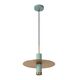 SELIN Pendant 1x GU10/35W Blue/matt yellow copper