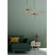 SELIN Pendant 1x GU10/35W Blue/matt yellow copper