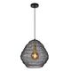SAAR Pendant E27/60W Ø 38 cm Black