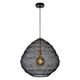 SAAR Pendant E27/60W Ø 48 cm Black