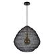 SAAR Pendant E27/60W Ø 48 cm Black