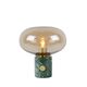 CHARLIZE Table lamp E27/40W Amber glass/Green marb