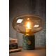 CHARLIZE Table lamp E27/40W Amber glass/Green marb