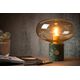 CHARLIZE Table lamp E27/40W Amber glass/Green marb
