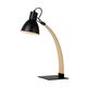 CURF Desklamp E27/60W Plywood-Metal Black