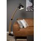 CURF Floorklamp E27/60W Plywood-Metal Black