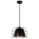 GRID Pedant 1xE27 26/26/18cm Black/Silver