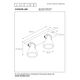 CONCRI-LED Spot 2xGU10/5Wincll 320LM 3000K Black