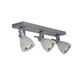 CONCRI-LED Spot 3xGU10/5Wincl 320LM 3000K  Grey