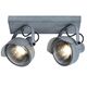 CICLETA Ceiling spotlight 2xGu10/35W Grey