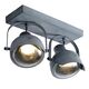 CICLETA Ceiling spotlight 2xGu10/35W Grey