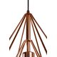 RICKY Pendant E27 D37,5 H39cm Red Cupper