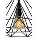 RICKY Pendant E27 D37,5 H39cm Black