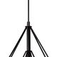 RICKY Pendant E27 D37,5 H39cm Black