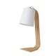 NORDIC Table Lamp E14 15.5/19/48cm Wood/Shade Whit