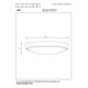 LEX Ceiling Light 2xE27 D33cm  White