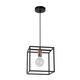 ARTHUR Pendant E27 25/25/25cm Black