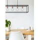ARTHUR Pendant 5xE27 25/25/110cm Black