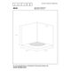 BODI Ceiling Light Square GU10 excl D8 H9.5cm Whit