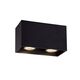 BODI Ceiling Light Square 2xGU10 excl Black