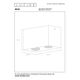 BODI Ceiling Light Square 2xGU10 excl Black