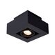 XIRAX Ceiling Light 1xGU10/5W LED  DTW  Black