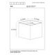 XIO Wall Light Square G9/3.5W 350LM 2700K Satin Br