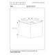 XIO Wall Light Square G9/4W 380LM 2700K White