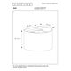 XIO Wall Light Round G9/4W 380LM 2700K Black