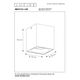 BENTOO-LED Spot Gu10/5W L8 W8 H11cm White