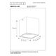BENTOO-LED Spot Gu10/5W L8 W8 H11cm Grey