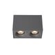 BENTOO-LED Spot Gu10/5W L16.5 W8 H11cm Grey