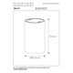 DELTO LED Round GU10/5W Ø5.5cm DTW H10cm White