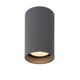 DELTO LED Round GU10/5W Ø5.5cm DTW H10cm Grey