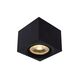 FEDLER Ceilingspotlight Dim-to-warm GU10 Square Bl