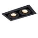 CHIMNEY Recessed spotlight  2x GU10/50W  Black