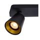 TURNON Ceiling spotlight 2xGU10/5W Black / Gold