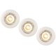 Spot Built-in Round LED 3xGU10/5W dimm 3000K Ø8,1cm
